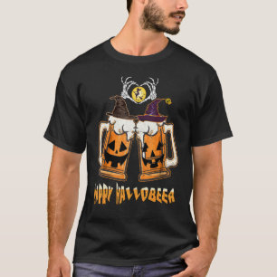 Cool His And Hers Happy Hallobeer Cute Beer Drinki T-Shirt