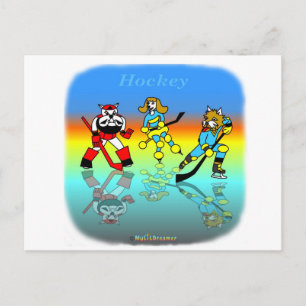 Cool hockey gifts for kids postcard