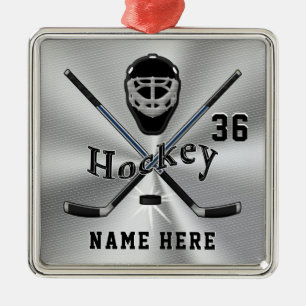 Cool Hockey Gifts Personalised Hockey Ornaments