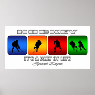 Cool Hockey It Is A Way Of Life Poster