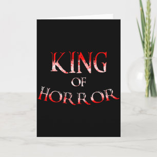 Cool Horror Art For Men Boys Dad Scary Horror Movi Card