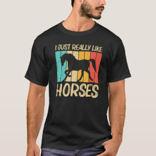 Cool Horse For Men Women Horse Riding Racing Horse T-Shirt