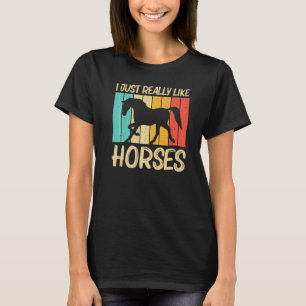 Cool Horse For Men Women Horse Riding Racing Horse T-Shirt