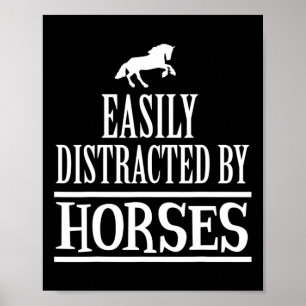 Cool Horse Riding Tees Horseback Horse Riding Dist Poster