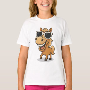 Cool Horse with Shades T-Shirt