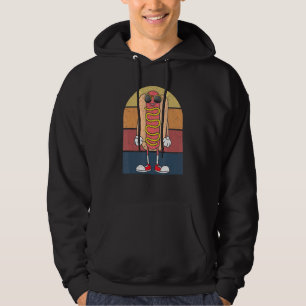 Cool Hot Dog Fast Food Sunglasses Weiner Foodie Re Hoodie