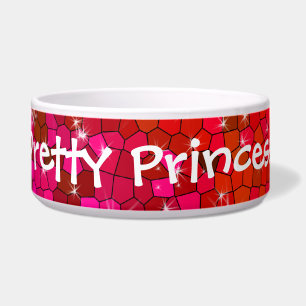 Cool Hot Pink Glitter Rhinestone Animal Print Name