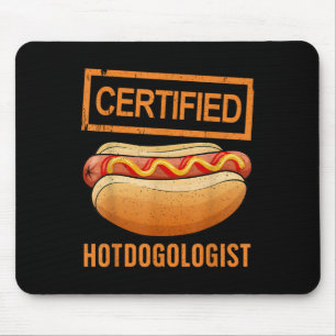 Cool Hotdog Outfit For Men Women Adult Hotdog Hot Mouse Mat
