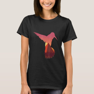 Cool Hummingbird Saying Pyramid T-Shirt