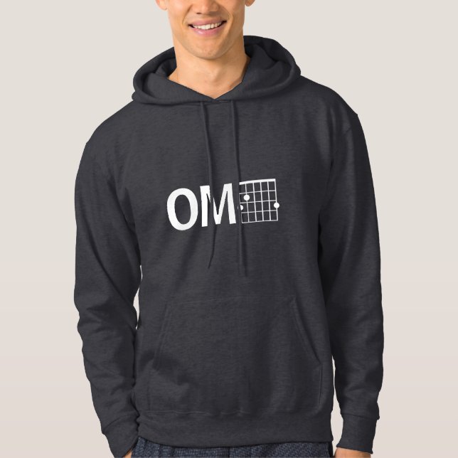 Cool Humour OMG Guitar G Major Chord Hoodie (Front)