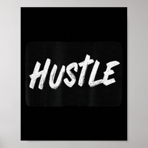 Cool Hustle Emblem For Adults And Kids Poster
