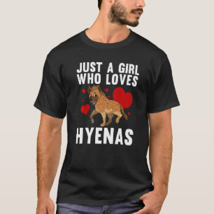 Cool Hyena Women Girls Wildlife Africa Zoo Keeper  T-Shirt