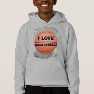 Cool I Love Basketball Fun Kids Shirt