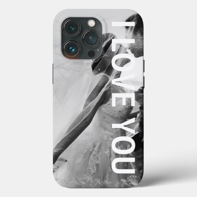 Cool I LOVE YOU Photo Case-Mate iPhone Case (Back)