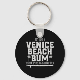Cool I’m Just A Venice Beach Bum, Summer Vibes _1 Key Ring