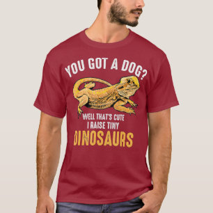 Cool I Raise Tiny Dinosaurs  Funny Bearded Pet T-Shirt