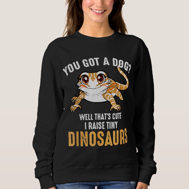 Cool I Raise Tinys Dinosaurs Bearded Dragons Sweatshirt (Front)