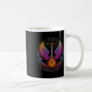 Cool I Teach Rock Stars Teacher Choir Squad Music Coffee Mug
