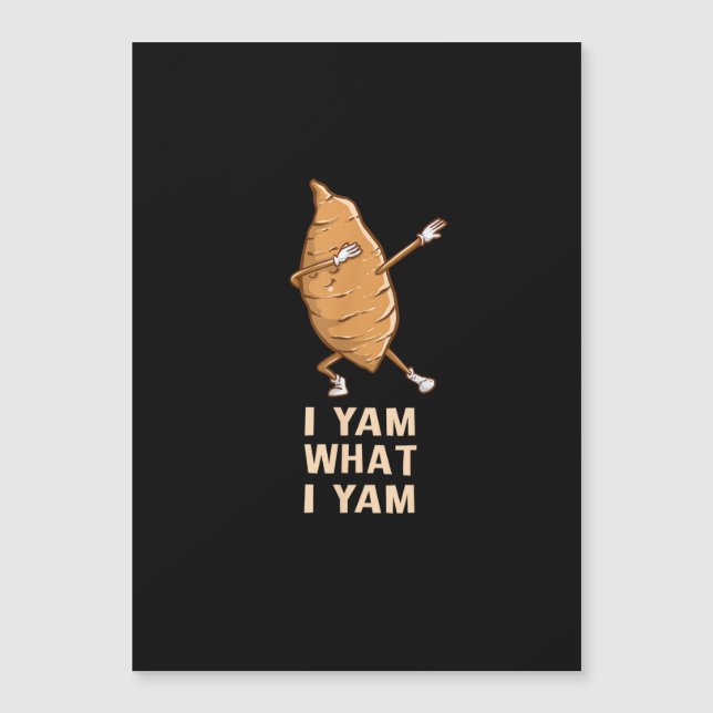 Cool I Yam What I Yam - Funny Dabbing Fan Dancer  (Front)