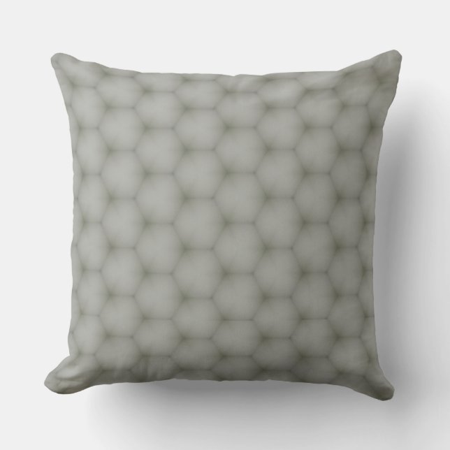 Cool Ice and White Bubbles Throw Pillow (Front)