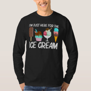 Cool Ice Cream Art For Men Women Gelato Cone Froze T-Shirt