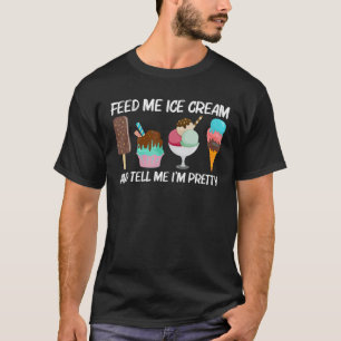 Cool Ice Cream Art For Men Women Gelato Cone Froze T-Shirt