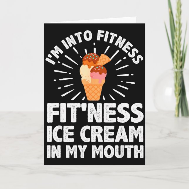 Cool Ice Cream Costume For Men Women Dessert Ice C Card (Front)