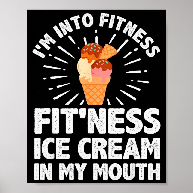 Cool Ice Cream Costume For Men Women Dessert Ice C Poster (Front)