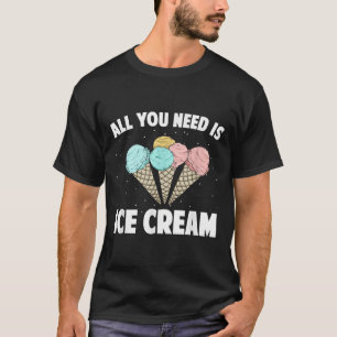 Cool Ice Cream Costume For Men Women Kids Adult Ic T-Shirt