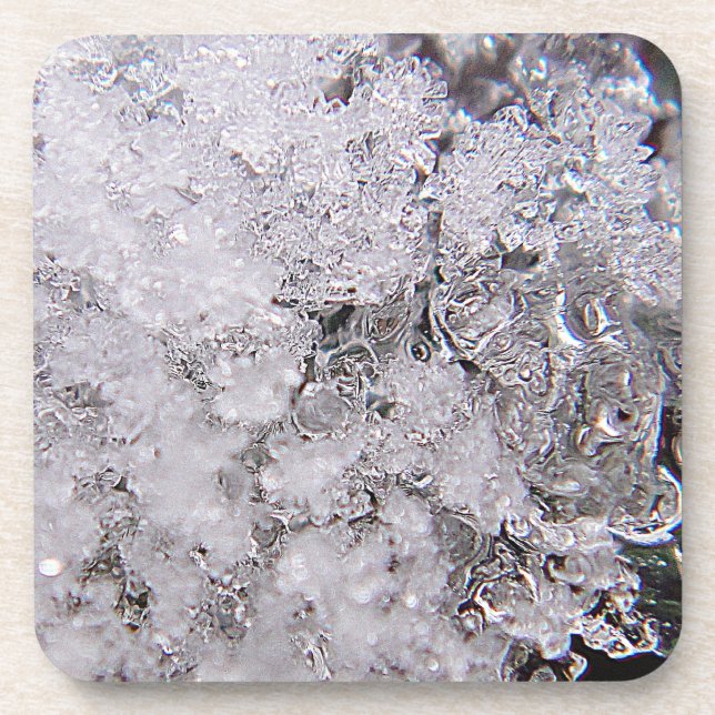 Cool ice cristals coaster (Front)