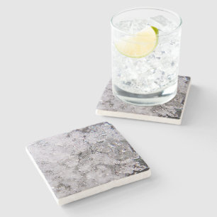 Cool ice cristals stone coaster