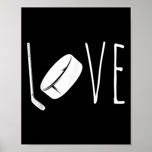 Cool Ice Hockey Art For Men Women Goalie Coach Fie Poster