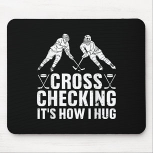 Cool Ice Hockey Art Men Women Boys Field Ice Hocke Mouse Mat