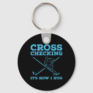 Cool Ice Hockey Art Men Women Field Hockey Lover C Key Ring