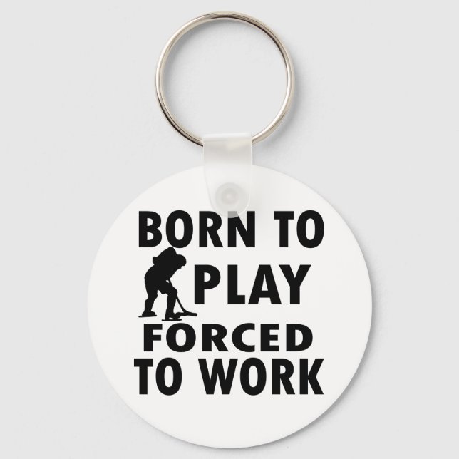 Cool Ice hockey Designs Key Ring (Front)