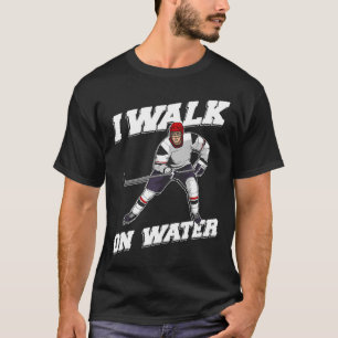 Cool Ice Hockey Player Art For Men Women Ice Hocke T-Shirt