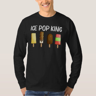 Cool Ice Pop For Men Dad Ice Cream Stick Frozen Su T-Shirt