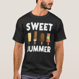 Cool Ice Pop For Men Women Ice Cream Stick Frozen  T-Shirt