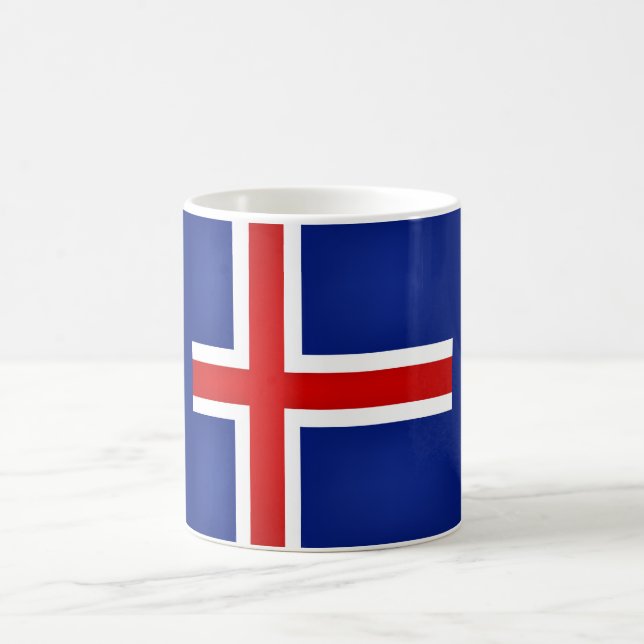 Cool Iceland Flag Coffee Mug (Center)