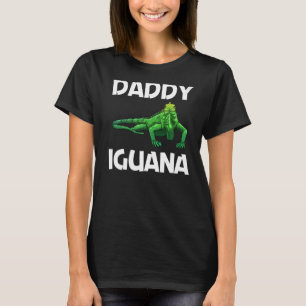 Cool Iguana For Men Dad Lizard Reptile Herpetolog T-Shirt