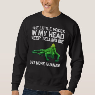 Cool Iguana For Men Women Lizard Reptile Herpetol Sweatshirt