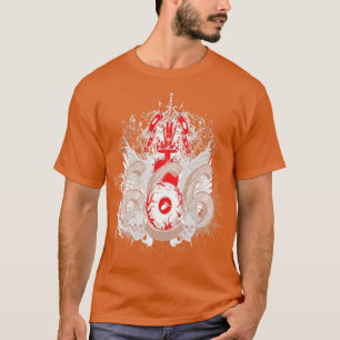 Cool Illustration Number 666 Eyeball T-Shirt