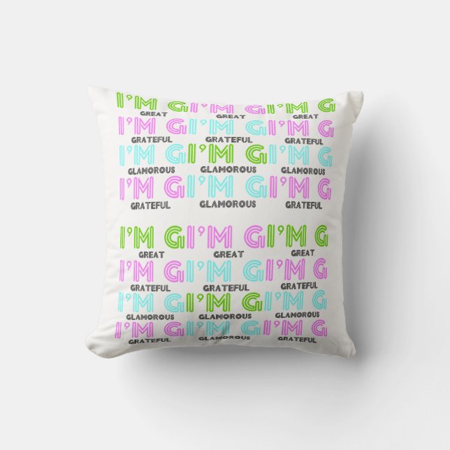 Cool I'm G 2 Sided Pillow (Front)