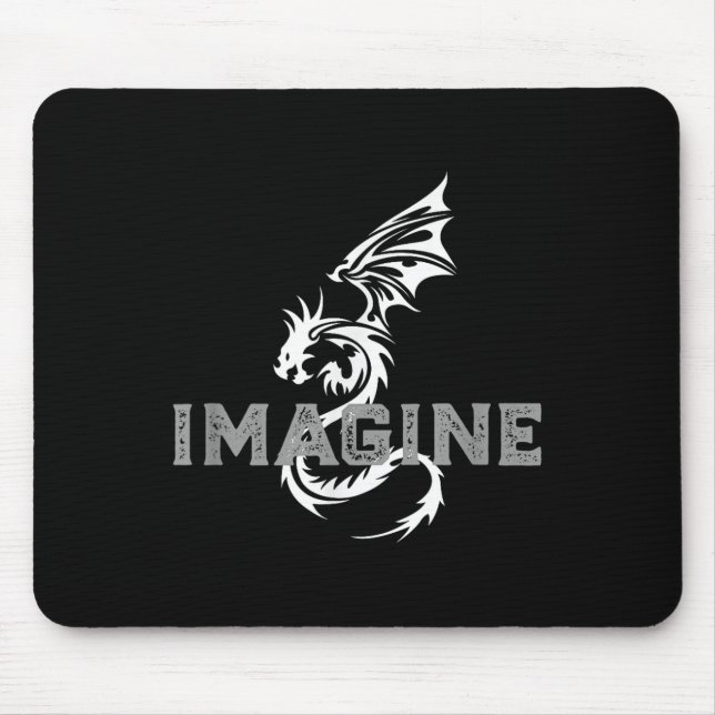 Cool Imagine Tattoo Dragon  Mouse Mat (Front)