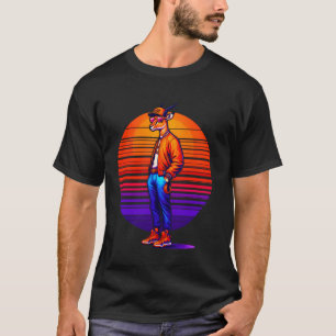 Cool Impala Modern Urban Style Sunset Retro Art T-Shirt