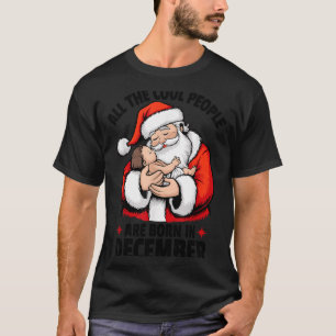 Cool In Born December Jesus Christmas Christian T-Shirt