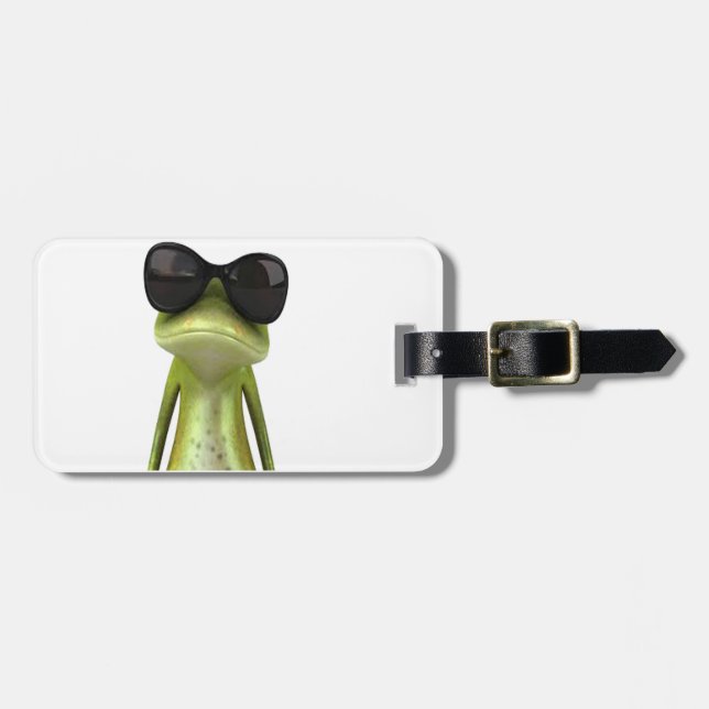 COOL IN SHADES LUGGAGE TAG (Front Horizontal)