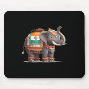 Cool Indian Animals Costume For Elephants Lovers  Mouse Mat