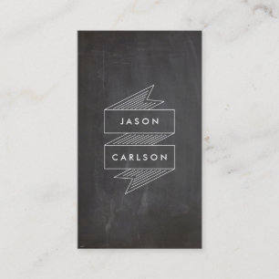 Cool Indie Musician Hip Music Black Grunge Business Card