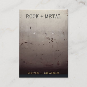 Cool Industrial Grunge Texture  Earring Display  Business Card